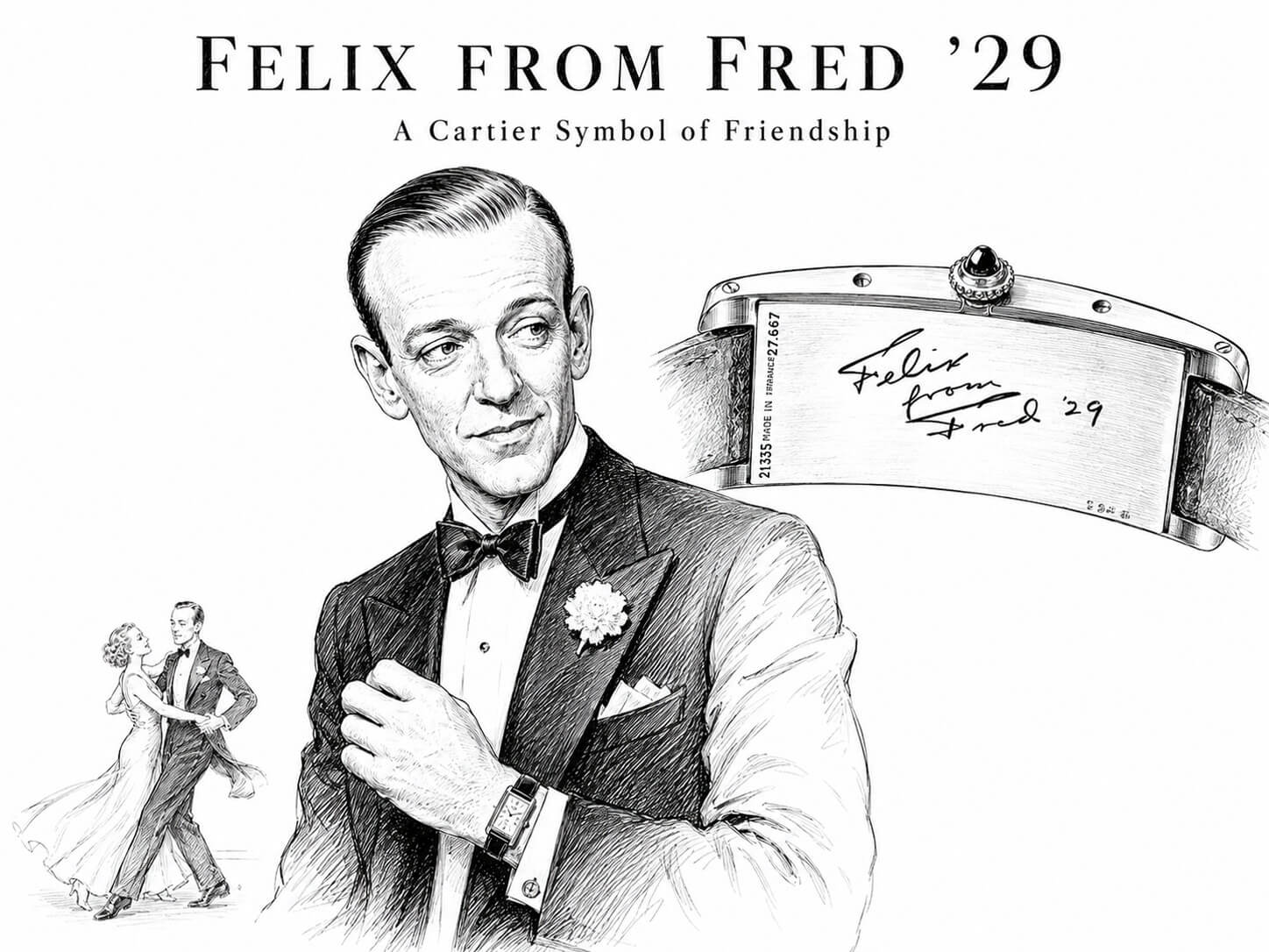 Fred Astaire: “Felix from Fred ’29” – Ένα ρολόι-δώρο, σύμβολο ανδρικής φιλίας