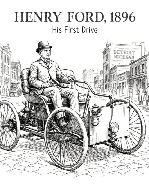 Henry Ford 1896: Η πρώτη διαδρομή που άνοιξε τον δρόμο για το αυτοκίνητο
