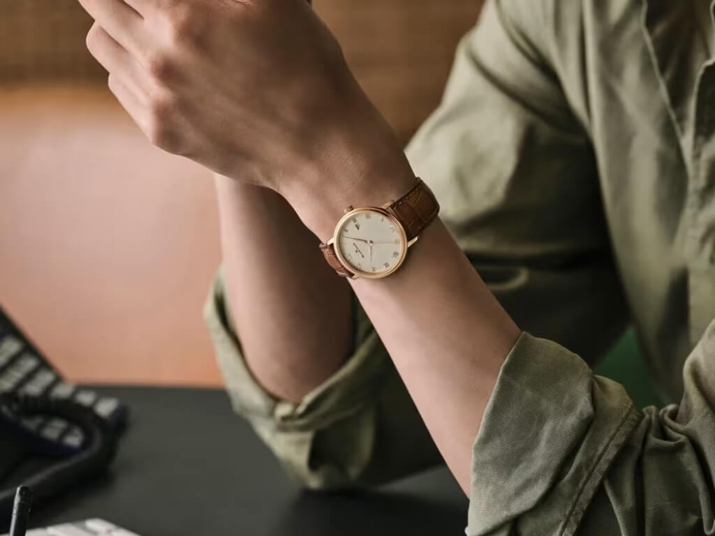 Blancpain Villeret Ultraplate 38mm σε ροζ χρυσό 18 καρατίων με ασημί καντράν