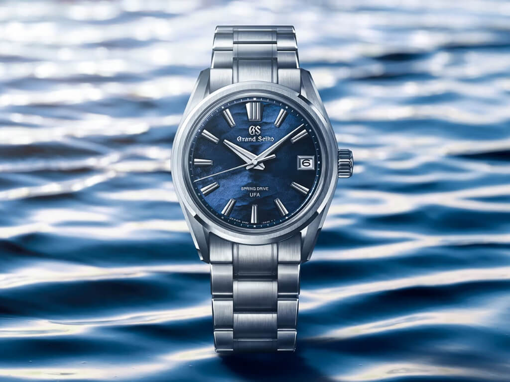 Grand Seiko SLGB013 λίμνη Suwa με μπλε καντράν