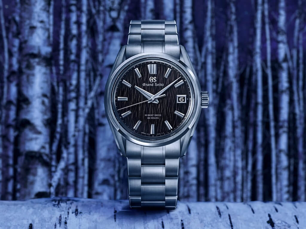 Grand Seiko SLGH029 Black Birch μαύρο καντράν