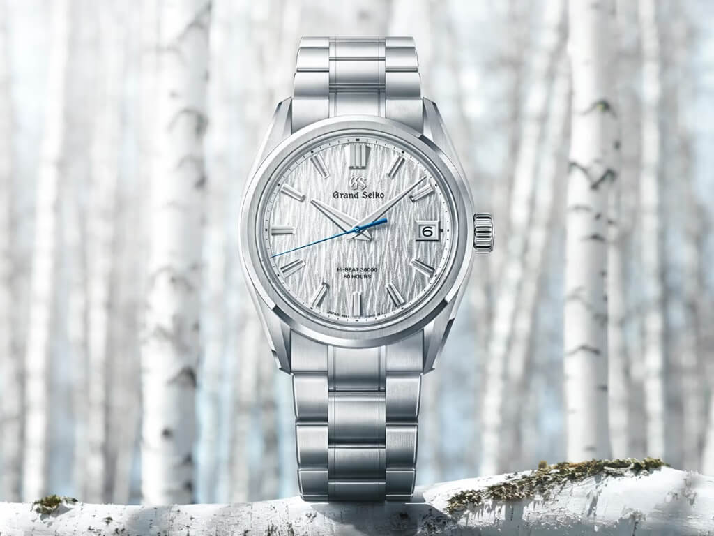 Grand Seiko SLGH031 White Birch λευκό καντράν