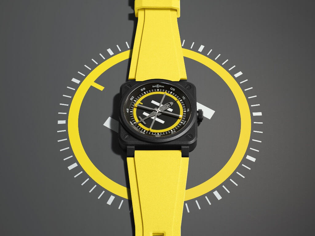 Bell & Ross BR-03 Helipad με καντράν εμπνευσμένο από ελικοδρόμιο