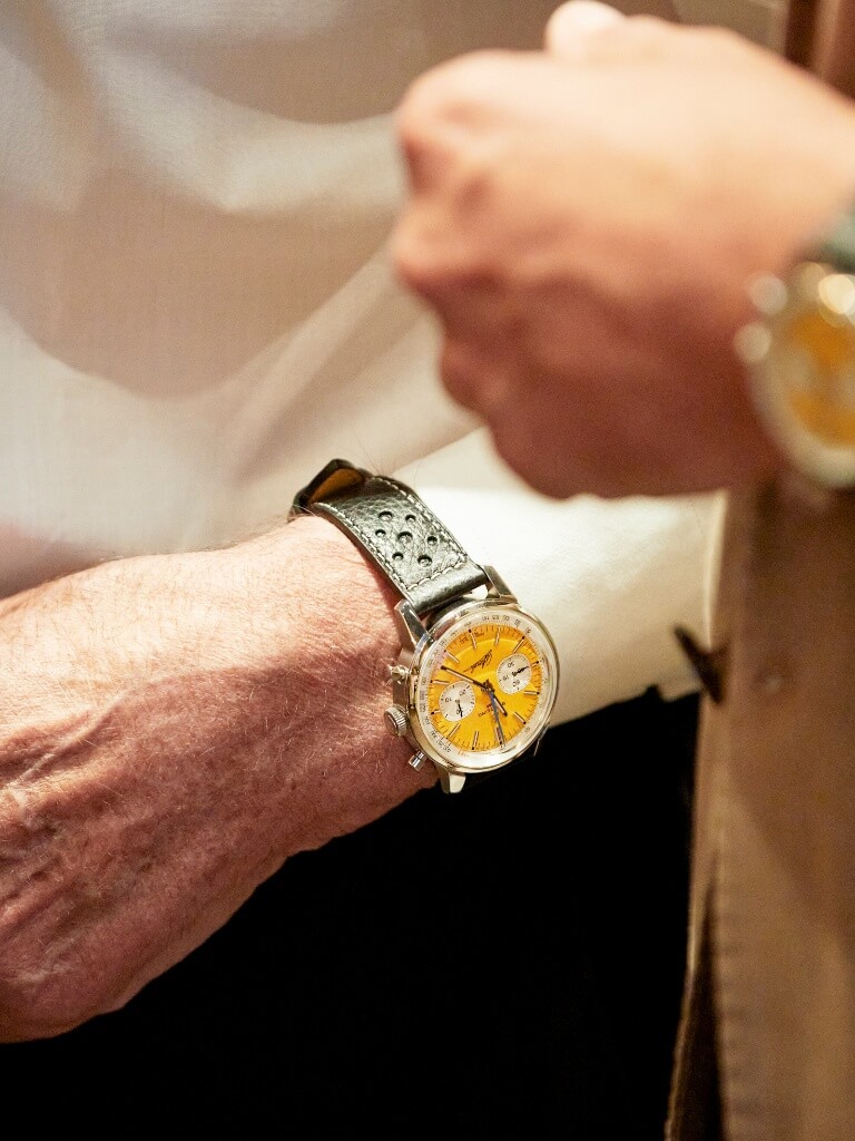 Το Breitling Top Time B01 Eddy Merckx φορεμένο στον καρπό