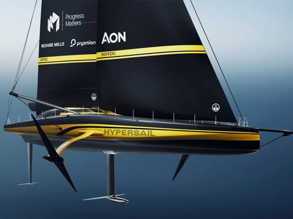 Ferrari Hypersail, το αγωνιστικό ιστιοφόρο foiling της Ferrari.