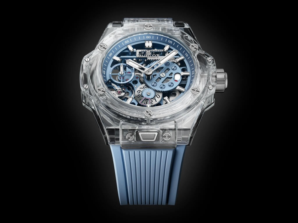 Το νέο Hublot Big Bang Sapphire Sky Blue limited edition με skeleton καντράν