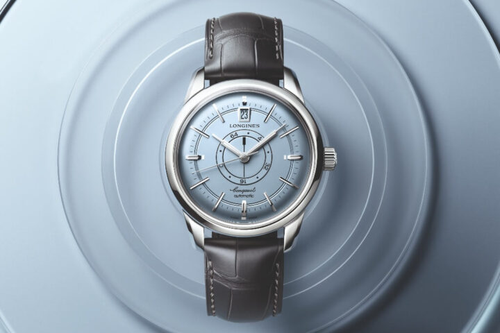 Το Longines Conquest Heritage Central Power Reserve αποκτά γαλάζιο καντράν