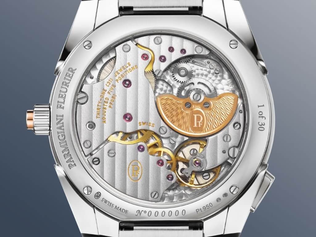 Μηχανισμός PF051 του Parmigiani Fleurier Tonda PF GMT Rattrapante