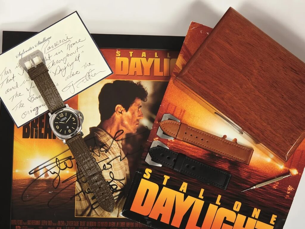 Το Panerai Luminor που φορούσε ο Sylvester Stallone κατά την περίοδο των γυρισμάτων της ταινίας Daylight το 1995