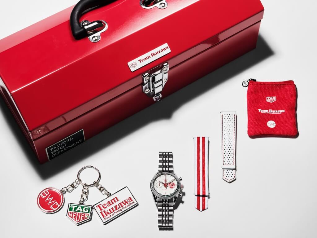 Συσκευασία του TAG Heuer Carrera Chronograph x Team Ikuzawa
