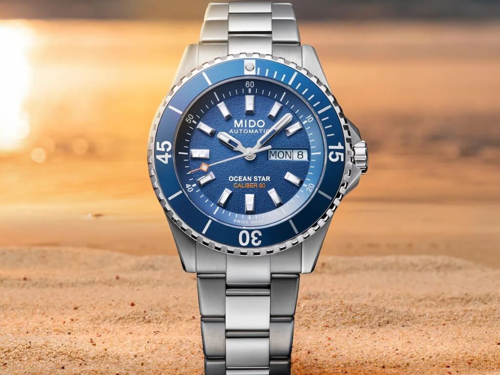 Mido Ocean Star 200 με κάσα 41 mm και αλουμινένια στεφάνη