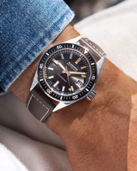 Blancpain Fifty Fathoms Bathyscaphe 70th Anniversary φορεμένο στον καρπό