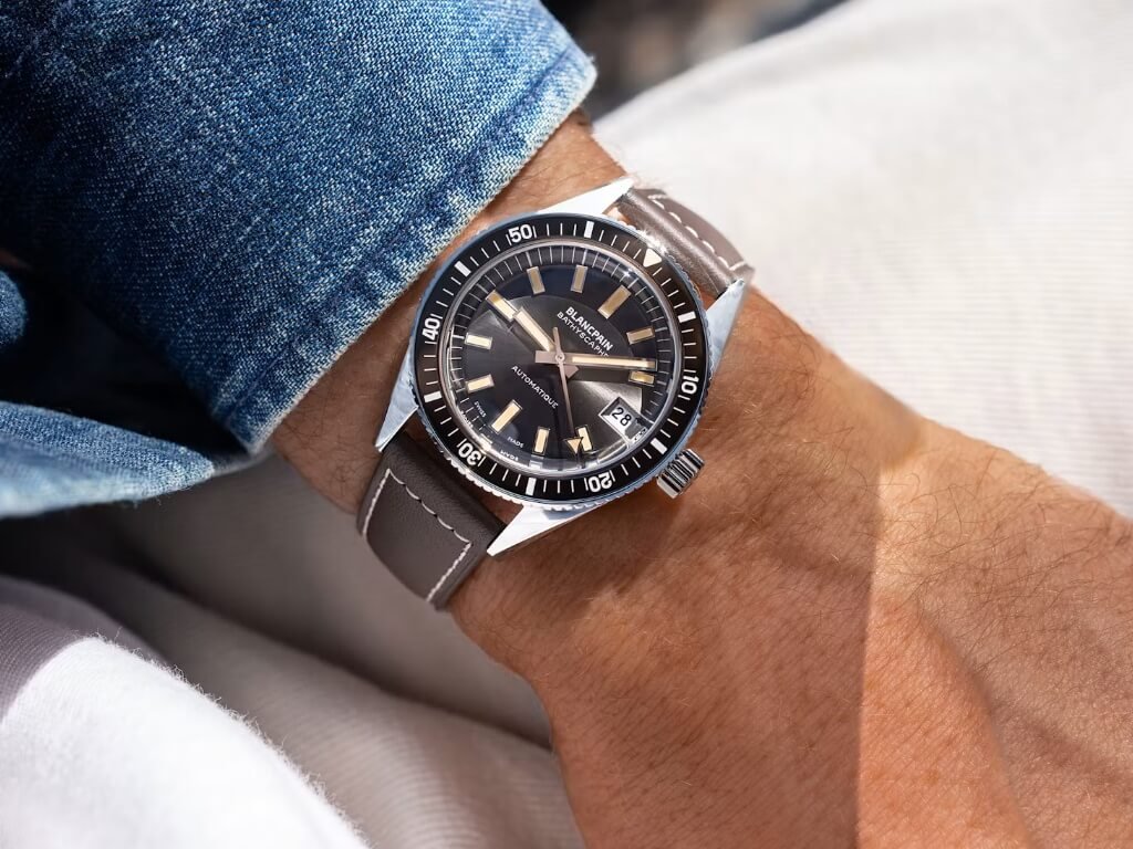Blancpain Fifty Fathoms Bathyscaphe 70th Anniversary φορεμένο στον καρπό