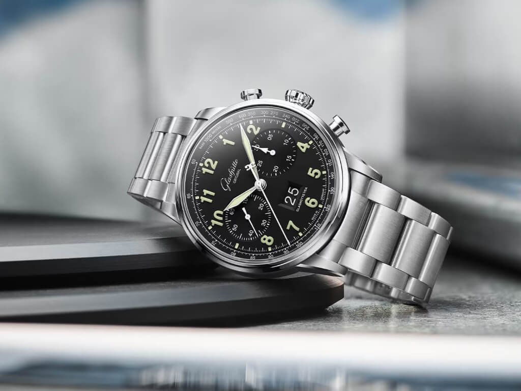 Glashütte Original Senator Chronograph Navigator 2026 με μαύρο ματ καντράν