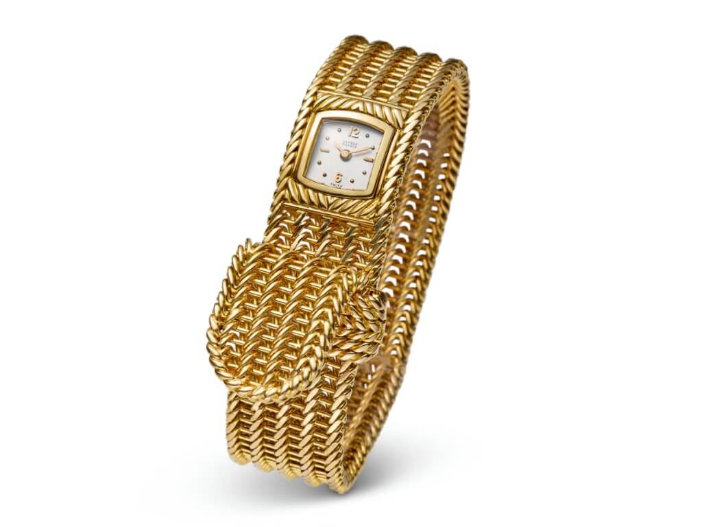 Ulysse Nardin με πλεκτό μπρασελέ από χρυσό 18 καρατίων από την Gay Frères