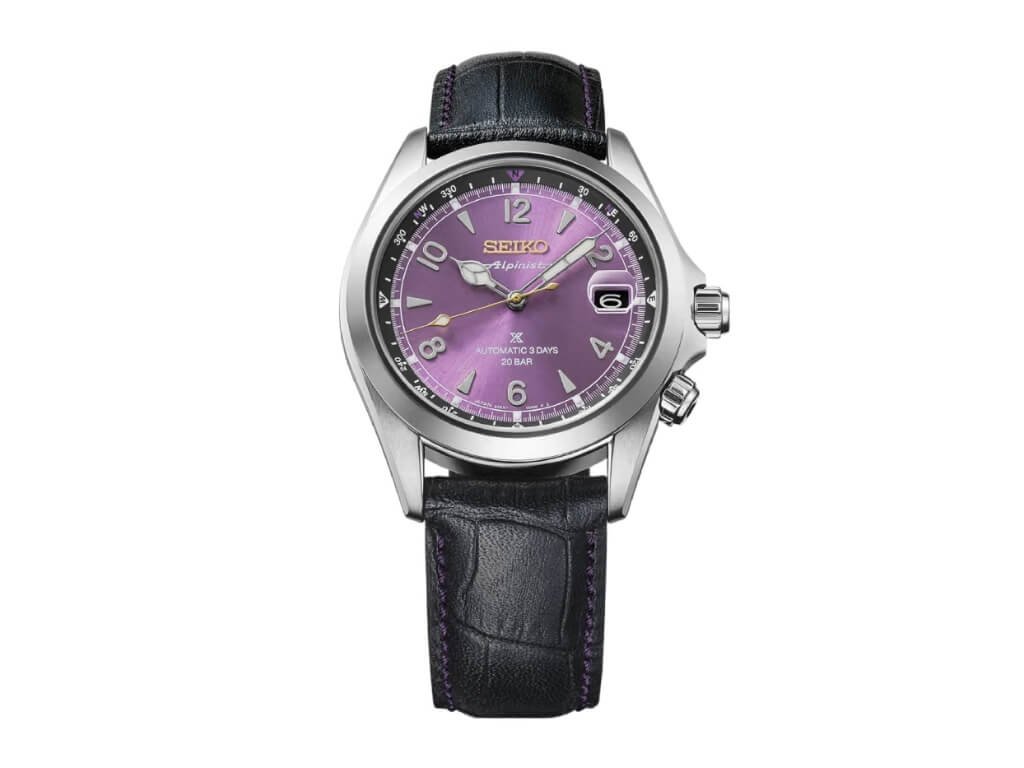 Seiko Prospex Alpinist Mechanical HBC006 limited edition με μωβ καντράν Edo Purple