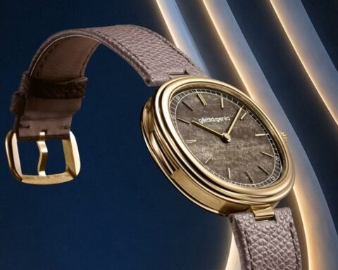 Gérald Genta Geneva Minute Repeater Golden Obsidian με καντράν από χρυσό οψιδιαν