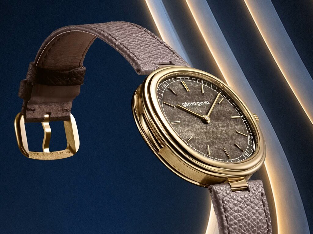 Gérald Genta Geneva Minute Repeater Golden Obsidian με καντράν από χρυσό οψιδιαν